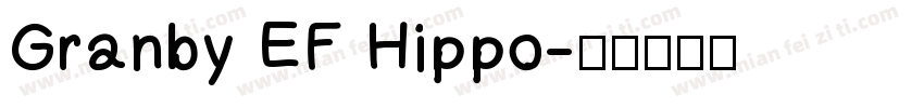 Granby EF Hippo字体转换